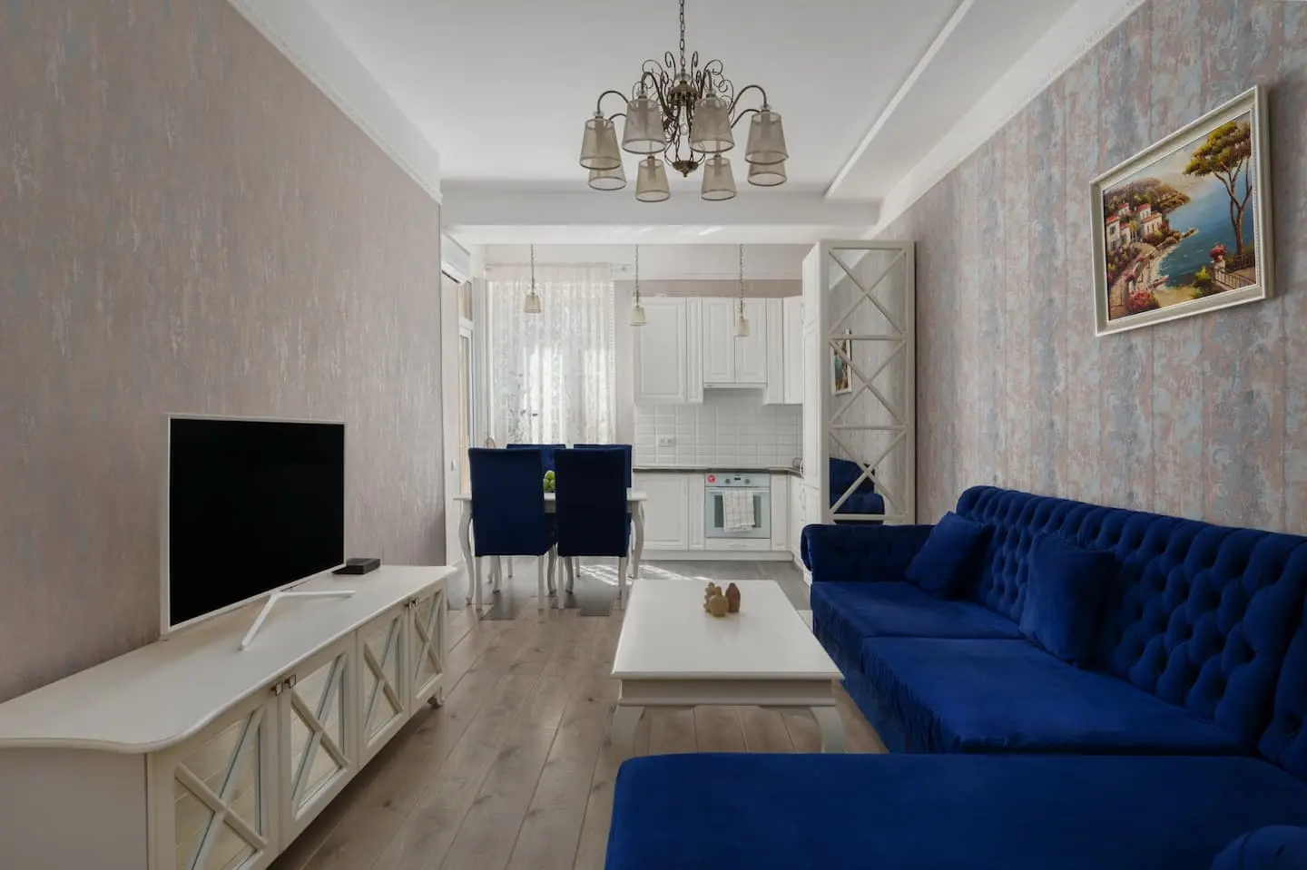 Cosy 1 chambre dans un immeuble moderne du centre – vue dégagée